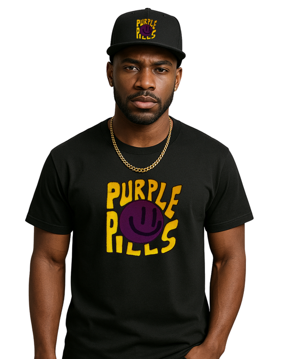 "I CAN'T DESCRIBE THE VIBE" Chenille T-Shirt