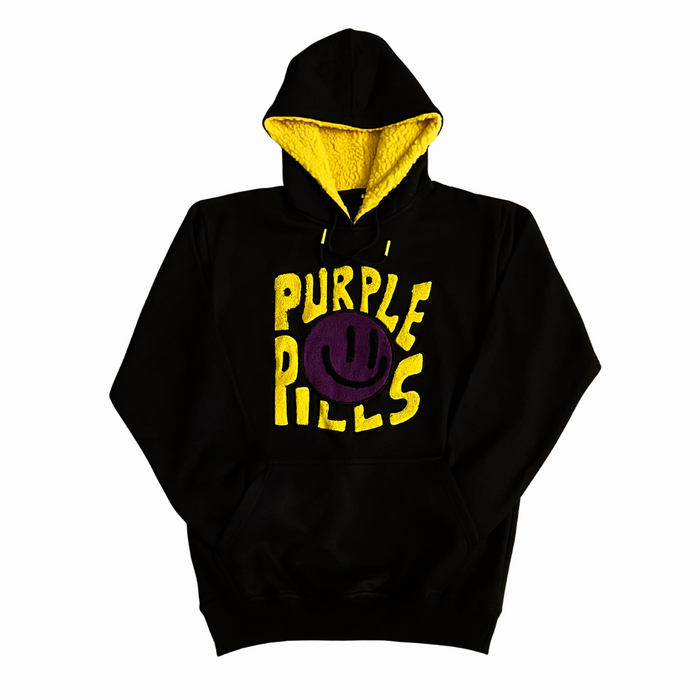 I CAN'T DESCRIBE THE VIBE Chenille Hoodie
