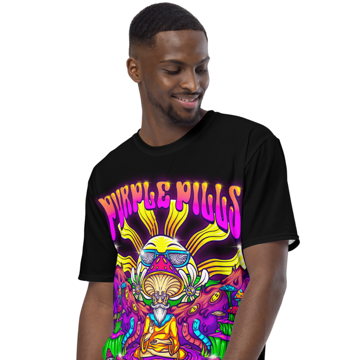 Purple Pills Shroom Guru T-shirt