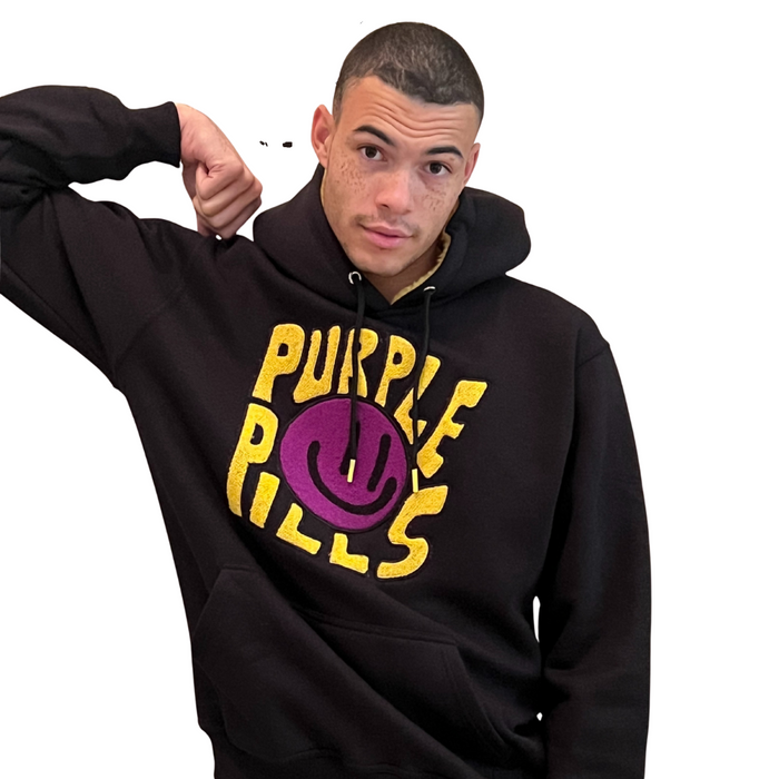 I CAN'T DESCRIBE THE VIBE Chenille Hoodie