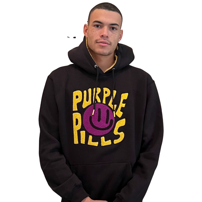 I CAN'T DESCRIBE THE VIBE Chenille Hoodie