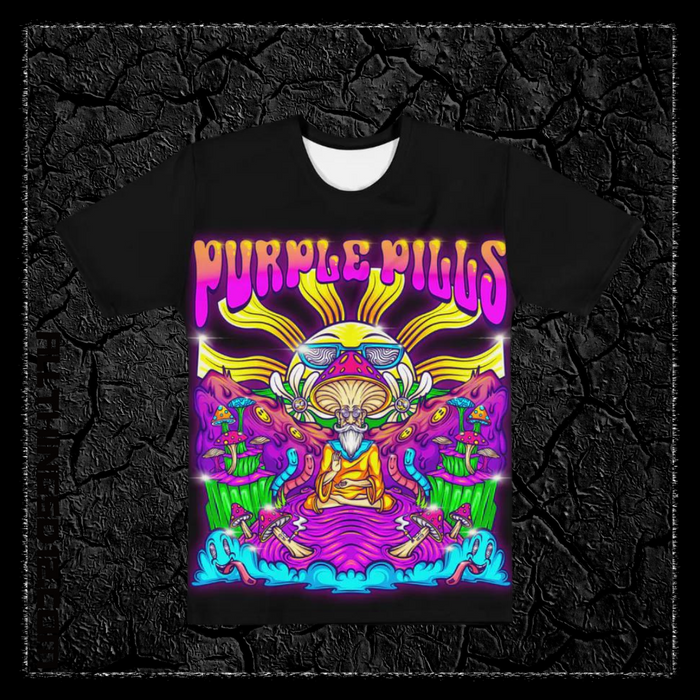 Purple Pills Shroom Guru T-shirt