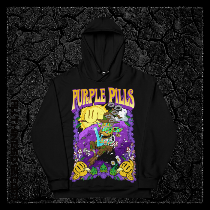 Purple Pills Blowed Troll Hoodies