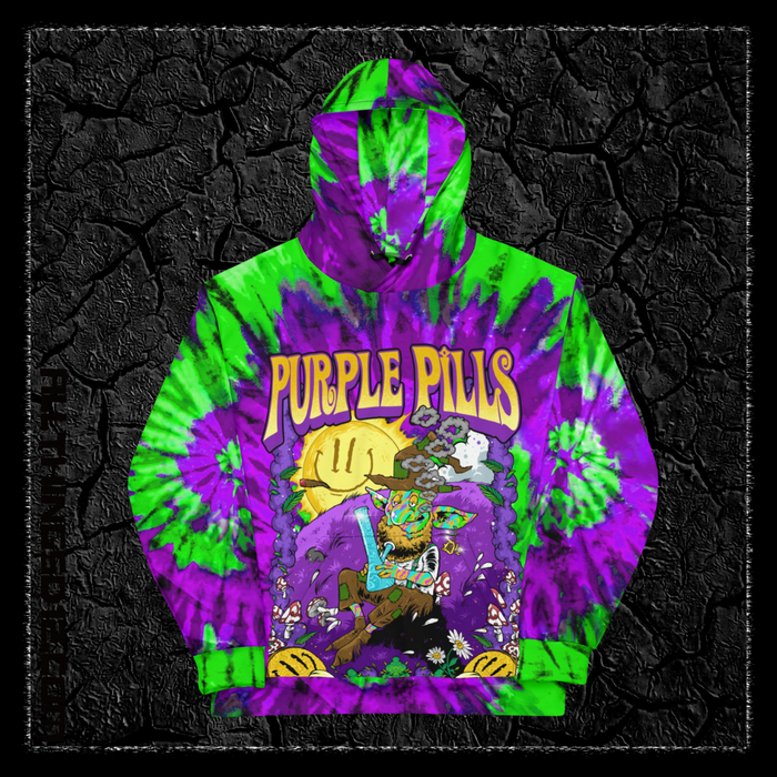 Purple Pills Blowed Troll Hoodies