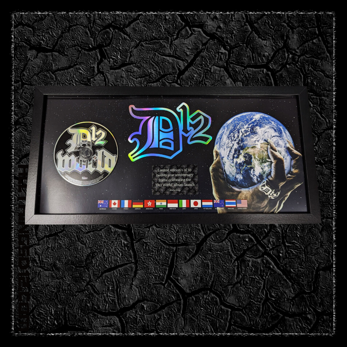 20th Anniversary D12 World Holographic Framed Plaque