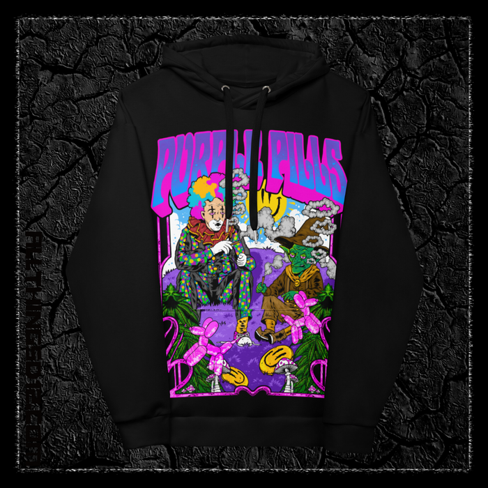 Purple Pills Smoke Session Unisex Hoodie