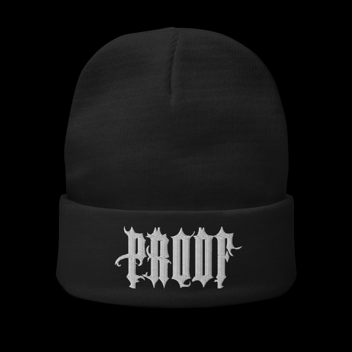 Proof Embroidered Beanie