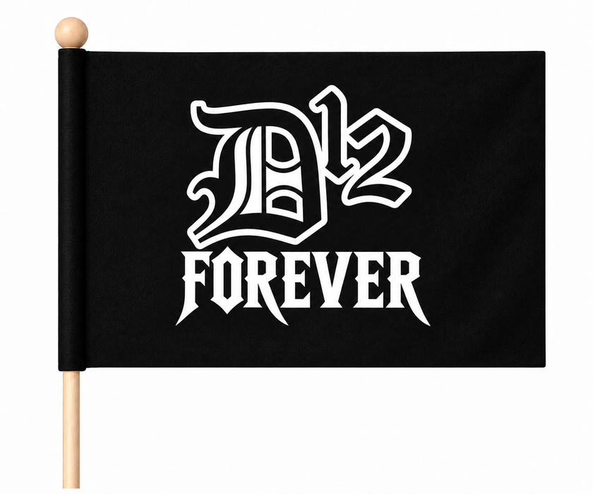 D12 Forever Handheld Flag