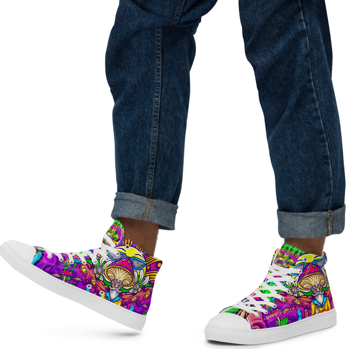 Purple Pills Shroom Guru High Top Shoe