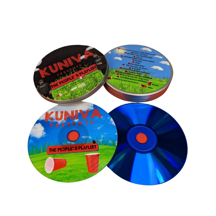 Kuniva Presents The People's Playlist CD in Autographed Tin Collectors Case