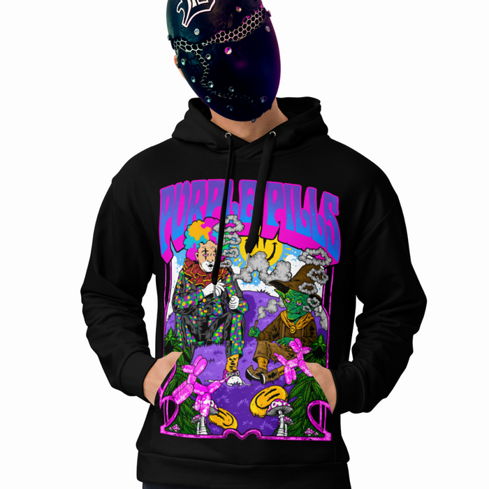 Purple Pills Smoke Session Unisex Hoodie