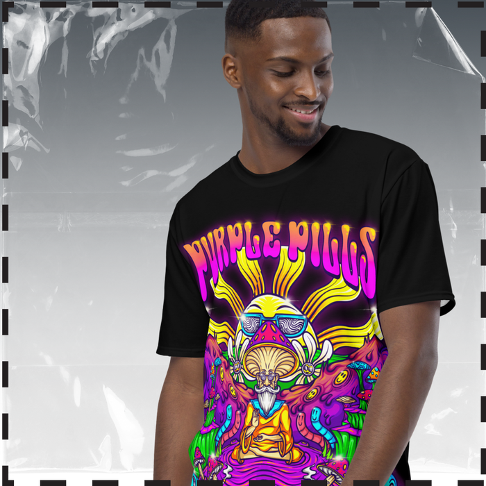 Purple Pills Shroom Guru T-shirt