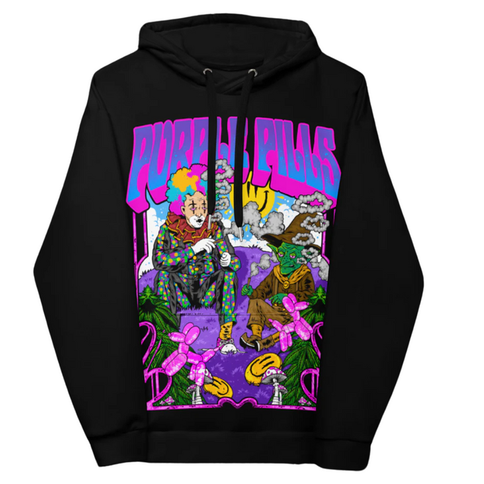 Purple Pills Smoke Session Unisex Hoodie