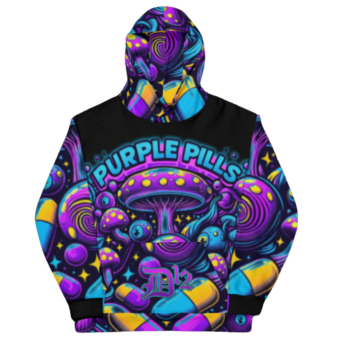 Purple Shrooms Hoodie