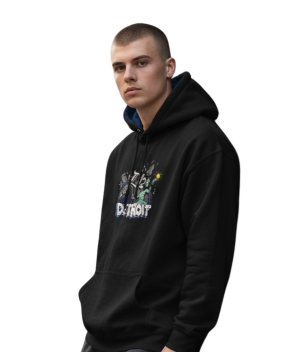 When D12 Hit the City Embroidered Hoodie