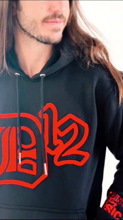 D12 It Ain't Nothin but Chenille Hoodie Red