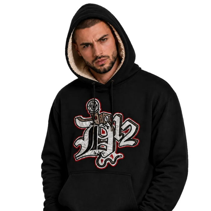 D12 Mic Check Embroidered Hoodie
