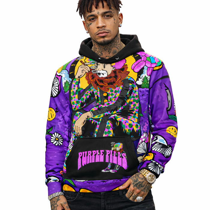 D12 Purple Pills No Clownin' Around Hoodie