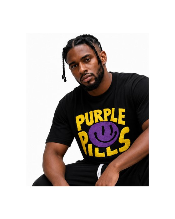 "I CAN'T DESCRIBE THE VIBE" Chenille T-Shirt