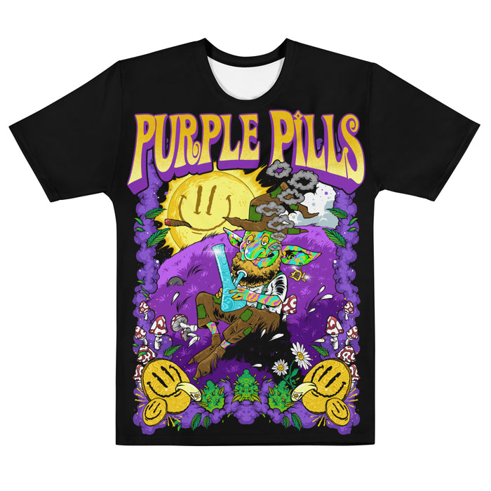 Purple Pills Blowed Troll T-shirt