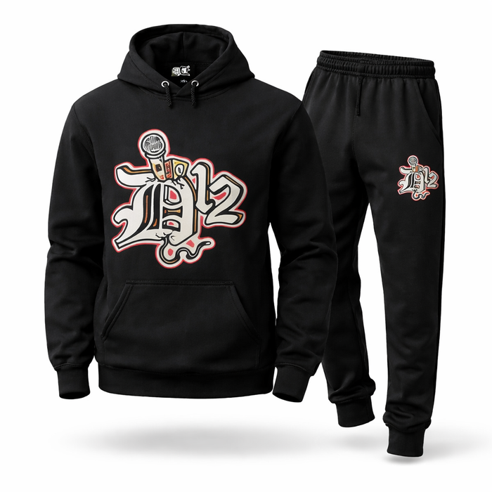 D12 Mic Check Embroidered Jogging Suit