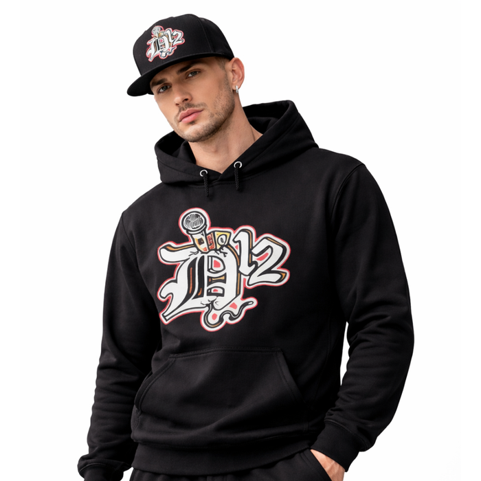 D12 Mic Check Embroidered Hoodie