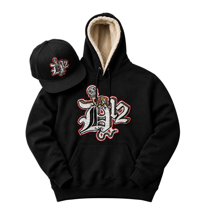 D12 Mic Check Embroidered Hoodie