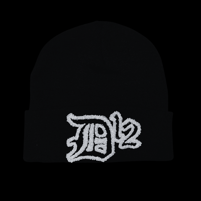 D12 Embroidered  Chenille Beanie