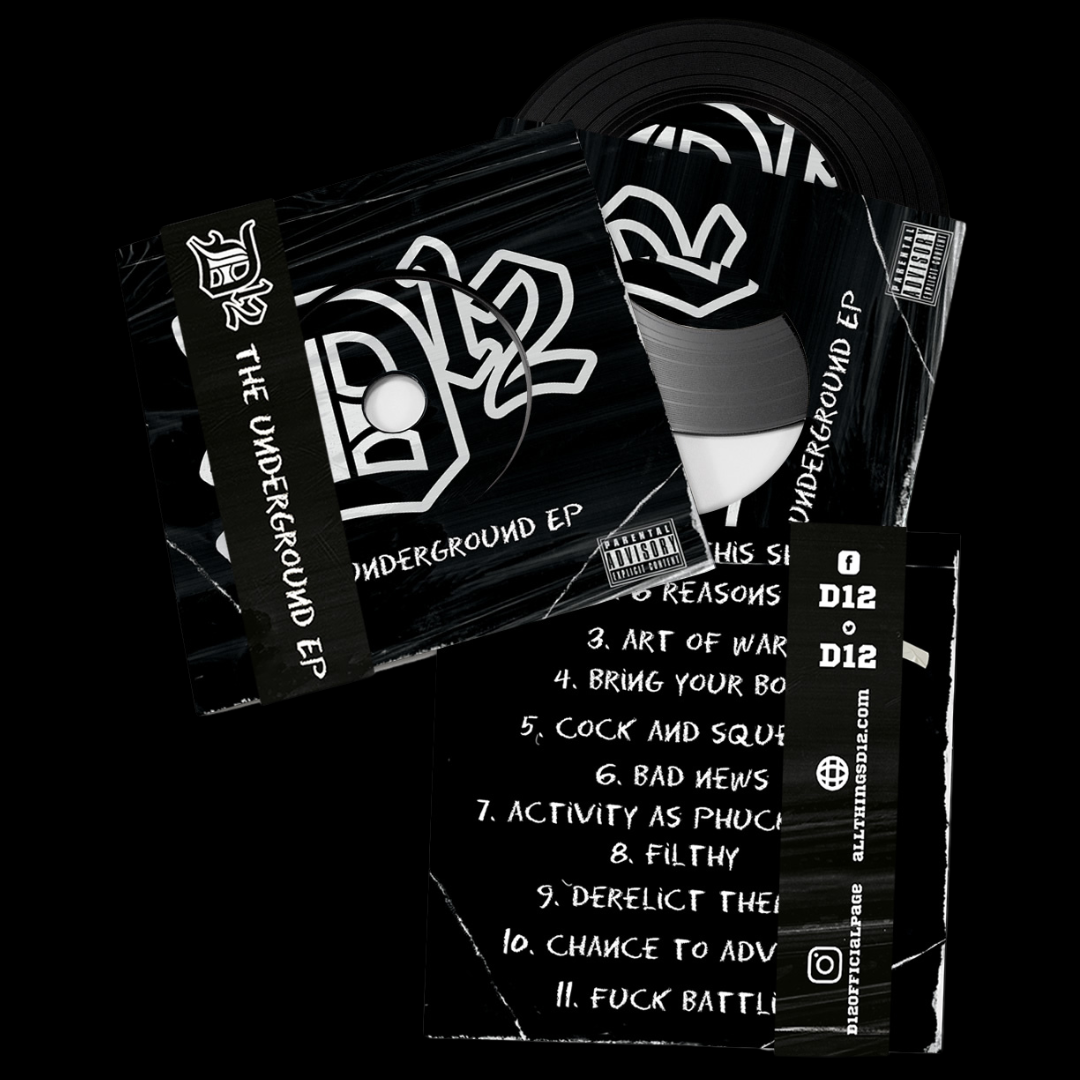 D12 Underground EP Vinyl Style CD With Obi Strip — AllthingsD12