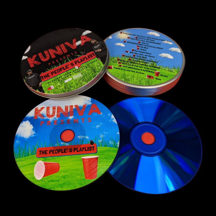 Kuniva Presents The People's Playlist CD in Autographed Tin Collectors Case
