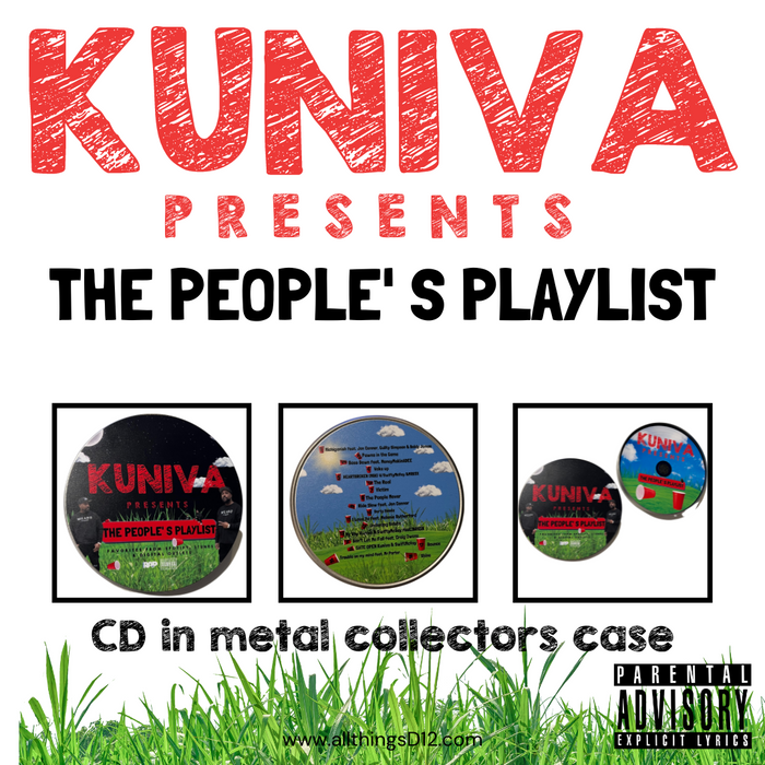 Kuniva Presents The People's Playlist CD in Autographed Tin Collectors Case