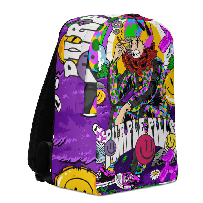 Purple Pills Minimalist Backpack